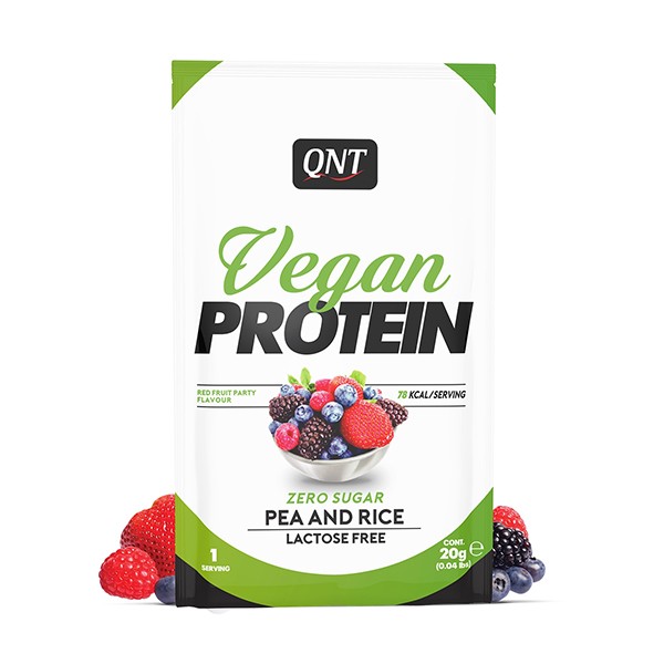 QNT Vegan Protein 20g Crveno voće