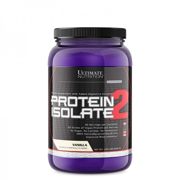 Ultimate Nutrition Protein Isolate 2 Vanila 908g