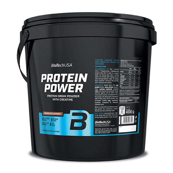 BioTech USA Protein Power 4kg Jagoda-Banana