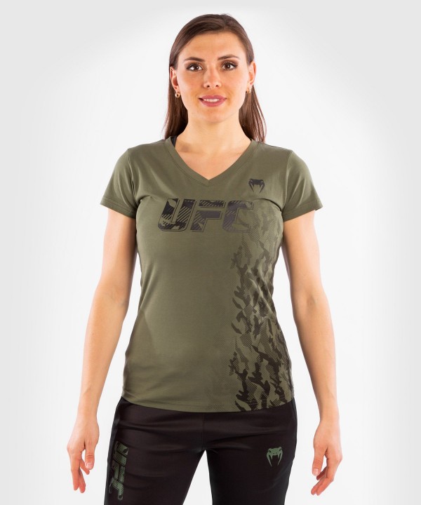 Venum x UFC Authentic Fight Week Ženska Majica KR Khaki S