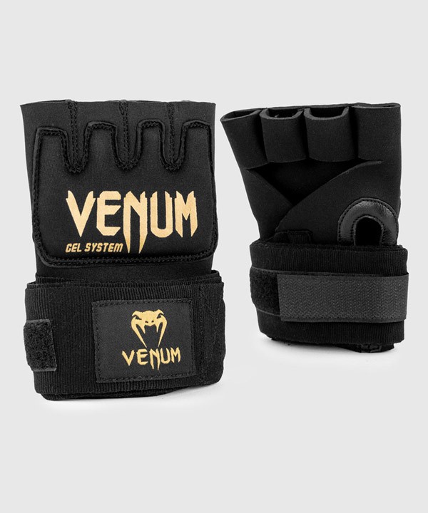 Venum Kontact Gel Podrukavice sa Bandažerima - B/Gold XL