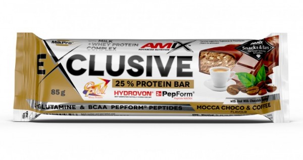 AMIX Exclusive Protein Bar 85g Moca Choco/Coffee