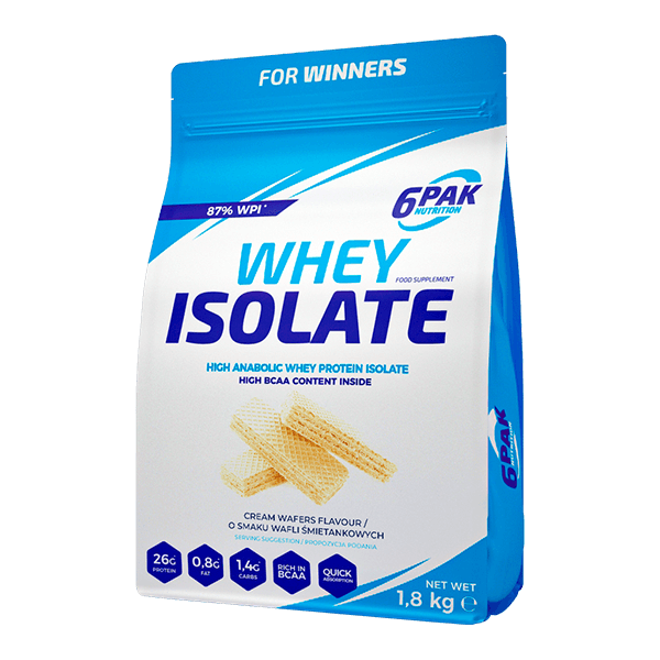 6Pak Whey Isolate 700g Napolitanka