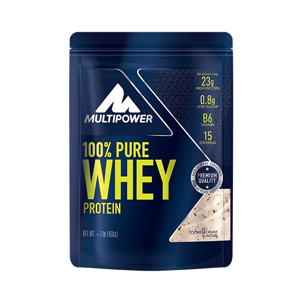 Multipower 100% Pure Whey Protein 450g Keks i Krem