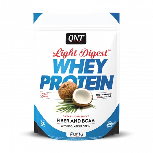 QNT Light Digest Whey, Kokos, 500 g