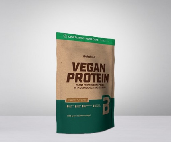 BioTech USA Vegan Protein 500g Lešnik