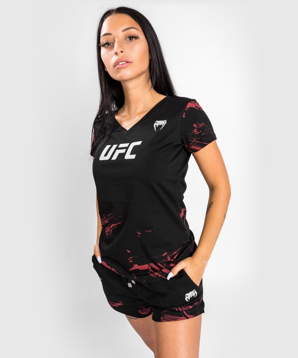Venum UFC Authentic Fight Week 2.0 Ženska Majica Crno/Crvena S