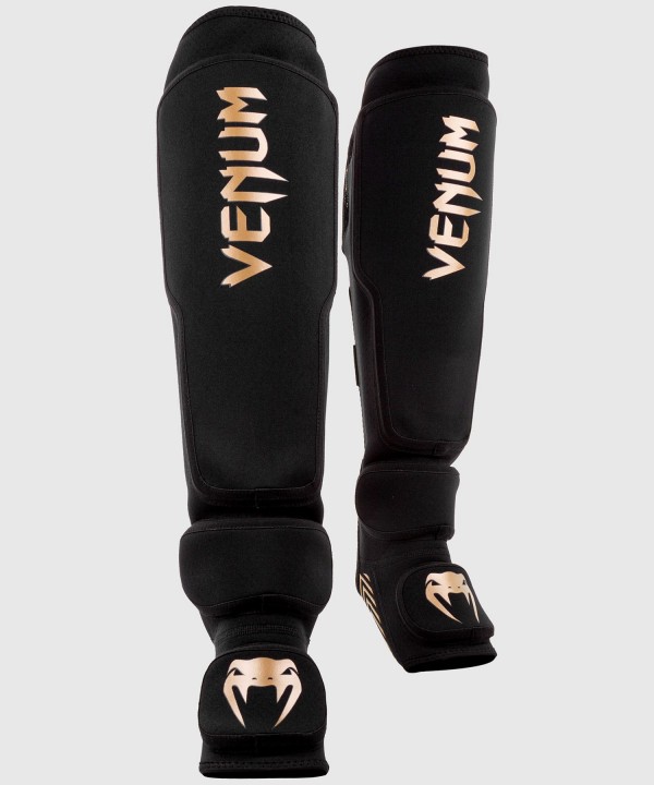 Venum Kontact Evo Štitnici za Potkolenice Crno/Zlatni S