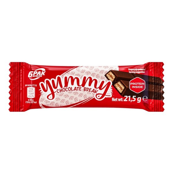 6Pak Yummy Chocolate Brake 21,5g