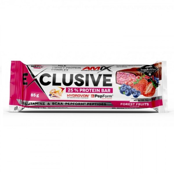 AMIX Exclusive Protein Bar 85g Šumsko voće
