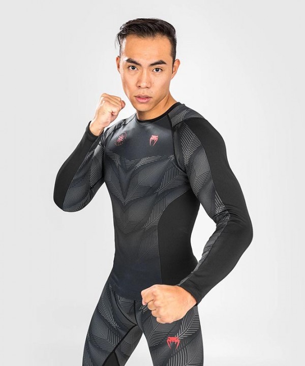 Venum Phantom Rashguard Dugi Rukav Crno-Crveni XXL