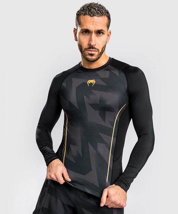 Venum Razor Rashguard Dugi Rukav Crno-Zlatni M