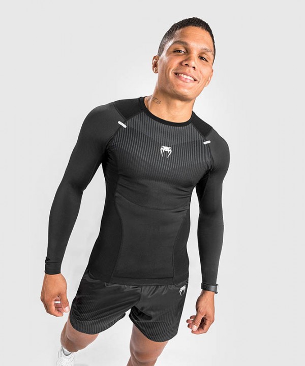 Venum Biomecha Rashguard Dugi Rukav Crno/Sivi M