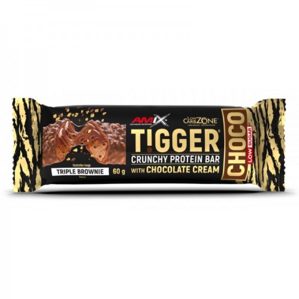 Amix TiggerZero Protein Bar 60g Triple Brownie