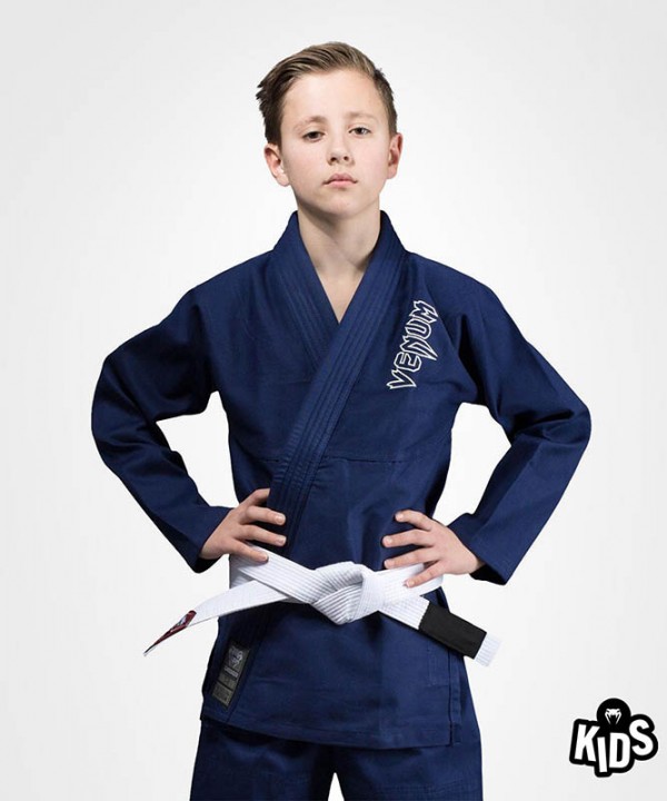 Venum Contender Kids BJJ Kimono Navy Blue C3