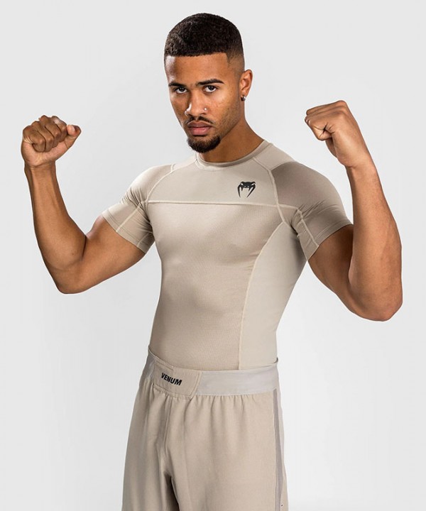 Venum G-Fit Air Rashguard Kratki Rukav Sand M