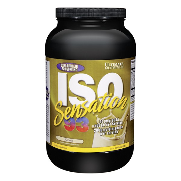 Ultimate Nutrition Iso Sensation 93, Vanila, 910 g