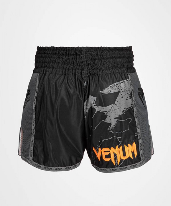 Venum S47 Muay Thai Šorc Crno/Narandžasti S