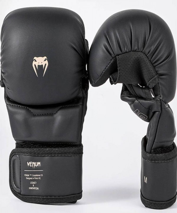 Venum Impact Evo Sparing MMA Rukavice Crne S