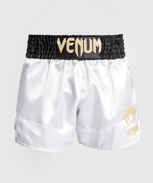 Venum Classic Muay Thai Šorc Belo/Zlatno/Crni XL