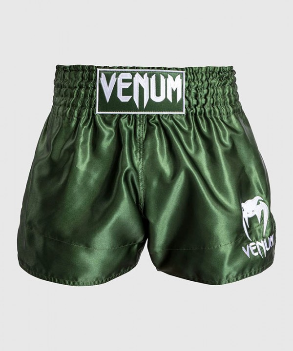 Venum Classic Muay Thai Šorc Khaki/Beli L