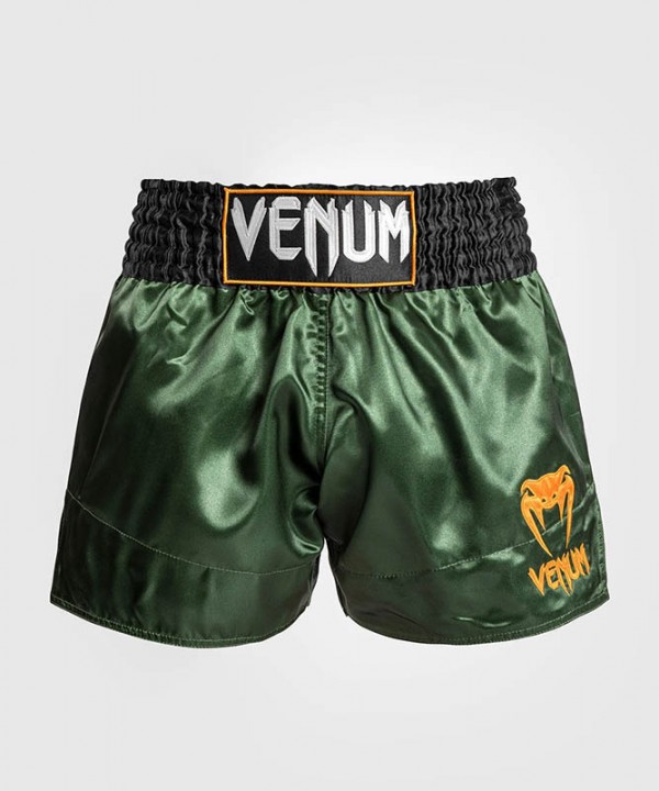 Venum Classic Muay Thai Šorc Zeleno/Crno/Zlatni M