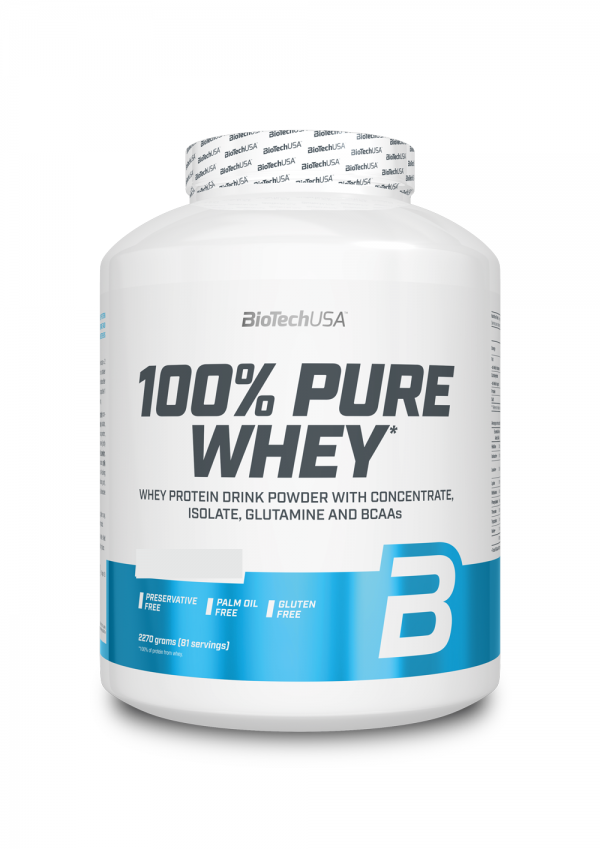 BioTech USA Pure Whey 2,27 Kg Malina/Čizkejk