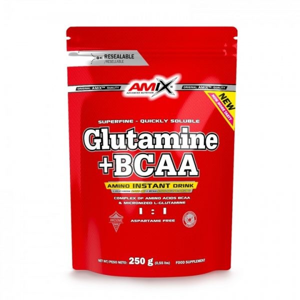 Amix Glutamine + BCAA 250g Šumsko Voće