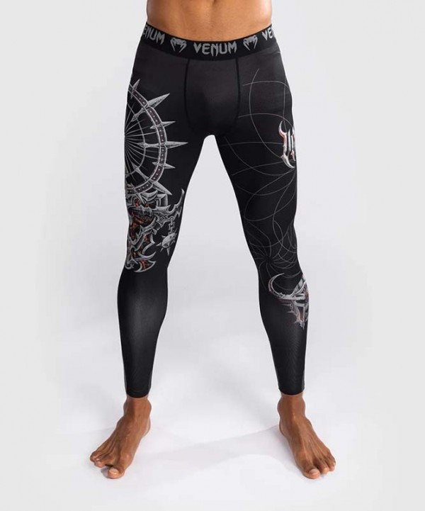 Venum Gladiator 5.0 Muške Helanke Crno/Srebrne XXL