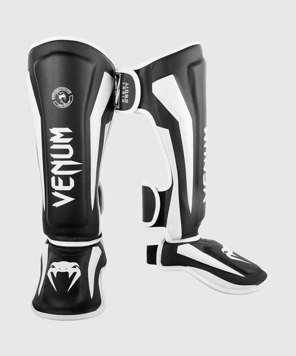 Venum Elite Štitnici Za Potkolenice Crno/Beli XL
