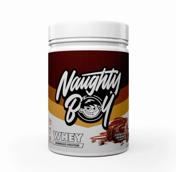 Naughty Boy Whey Premium Protein 900g Čokoladni Brownie
