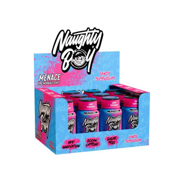 Naughty Boy Menance Shot 60ml Candy-Bubblegum