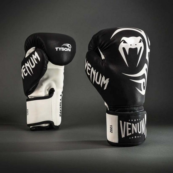 Venum Mike Tyson Replica Rukavice Crno/Bele 16OZ