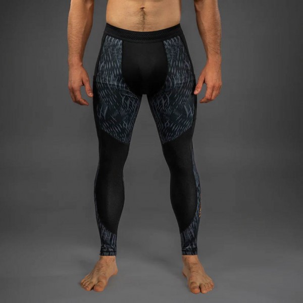 Venum x Chimaev Muške Helanke Crno/Sive XXL