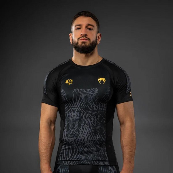 Venum x Chimaev Rashguard Kratki Rukav Crno/Sivi XL