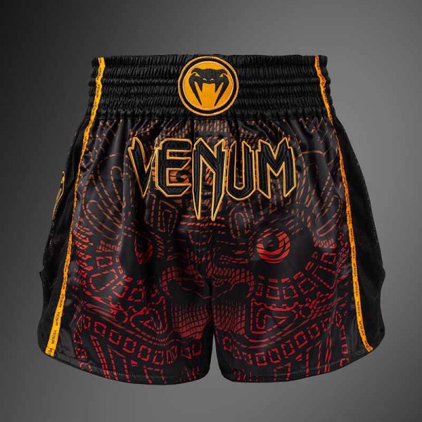 Venum Quetzal Fury Muay Thai Šorc Crno/Crveni/Orange XL