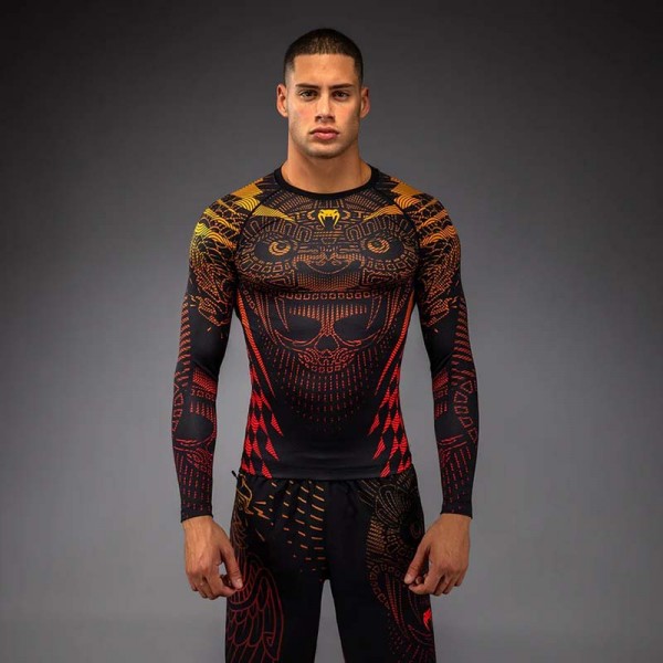 Venum Quetzal Fury Rashguard Dugi Rukav Crno/Crveni/Orange L