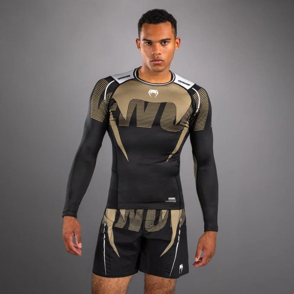 Venum  Adrenaline Rashguard Dugi Rukav Crni/Pesak M