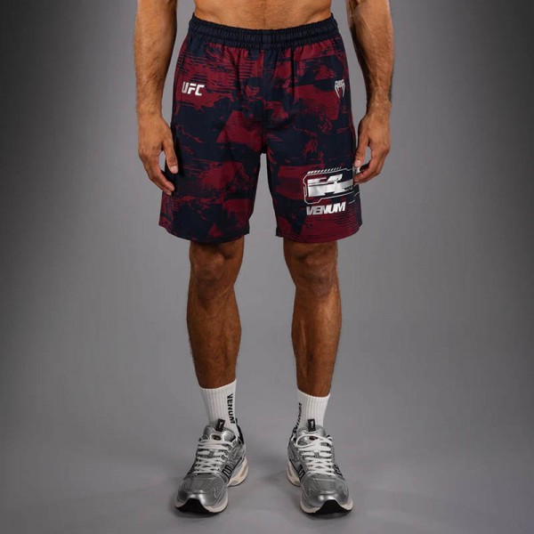 Venum UFC Zenith Authentic Fight Week Trening Šorc Camo Burgundy M