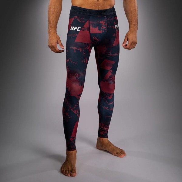 Venum UFC Zenith Authentic Fight Week Muške Helanke Camo Burgundy XL