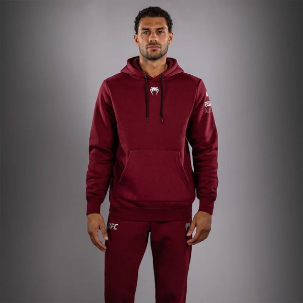 Venum UFC Zenith Authentic Fight Week Duks sa Kapuljačom Burgundy M