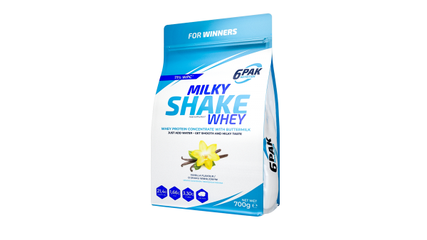 6Pak Milky Shake Whey 700 g Vanila