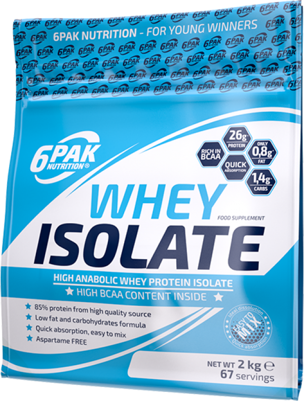 6Pak Whey Isolate 2 kg Vanila