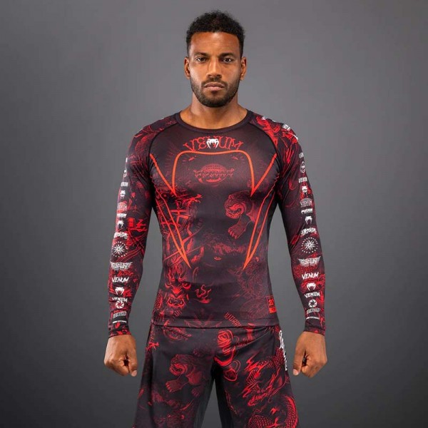 Venum 20th Anniversary Dugi Rukav Rashguard Crno/Crveni XL