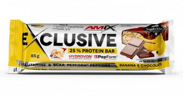 AMIX Exclusive Protein Bar 85 g Banana