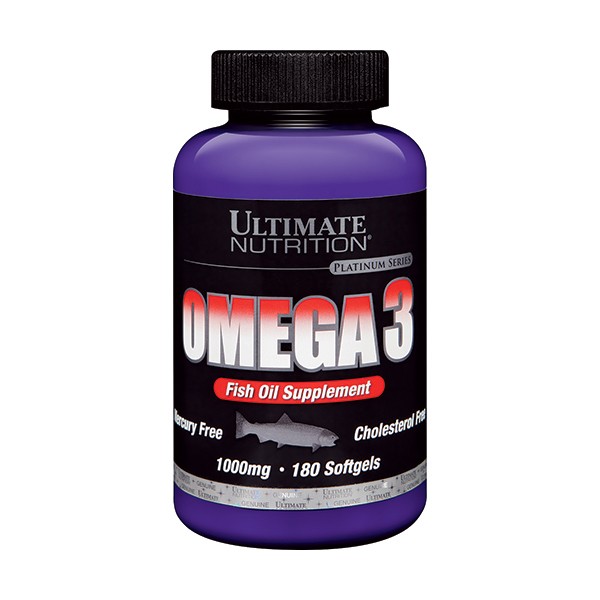 Ultimate Nutrition Omega 3, 1000 mg, 180 cap