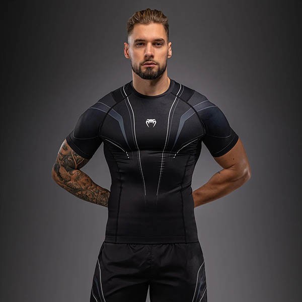 Venum Streamline Rashguard Kratki Rukav Crno/Beli XXL