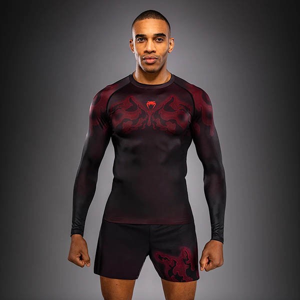 Venum Spectre Rashguard Dugi Rukav Crno/Crveni XXL