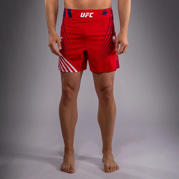 Official UFC Freedom 250 by Venum Authentic Fight Night Borilački Šorc Kratki Crveni XXL