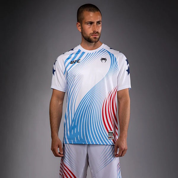 Official UFC Freedom 250 by Venum Authentic Fight Night Dry Tech Majica Bela L